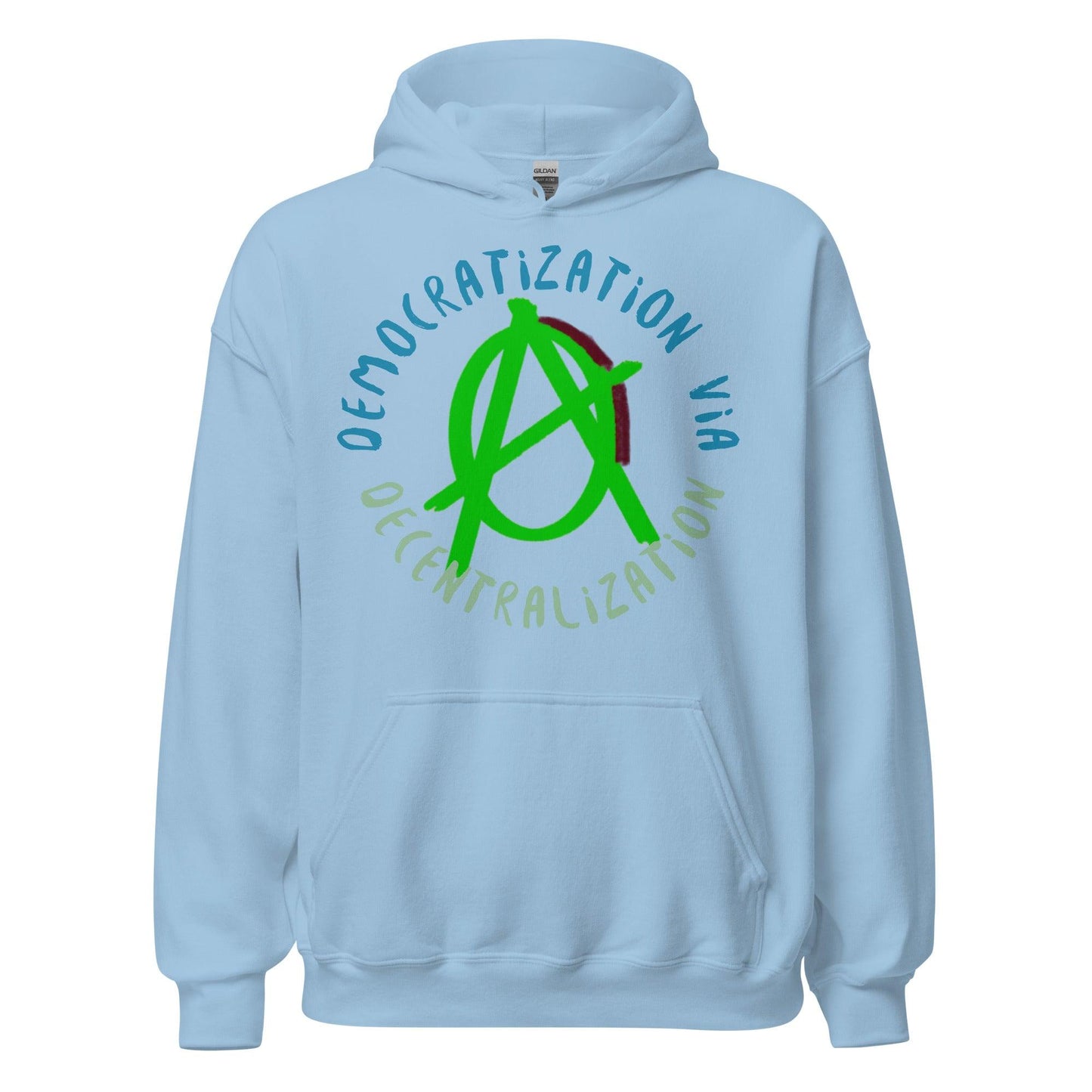 Anarchy Wear Green "Decentralization" Hoodie - AnarchyWear