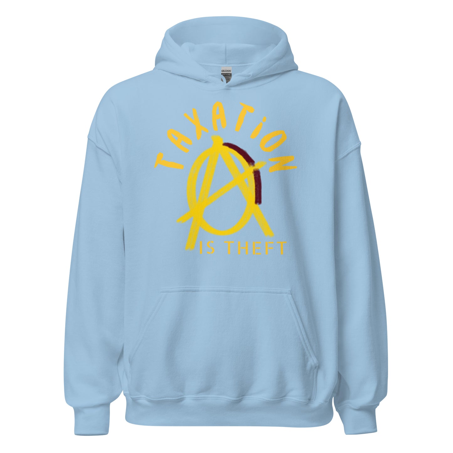 Anarchy Wear Gold "Taxation Is Theft" Hoodie