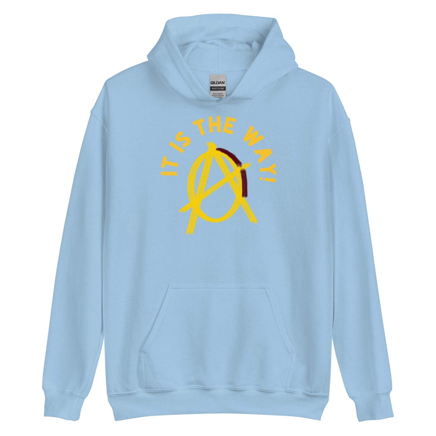 Anarchy Wear "It Is The Way" Gold Unisex Hoodie