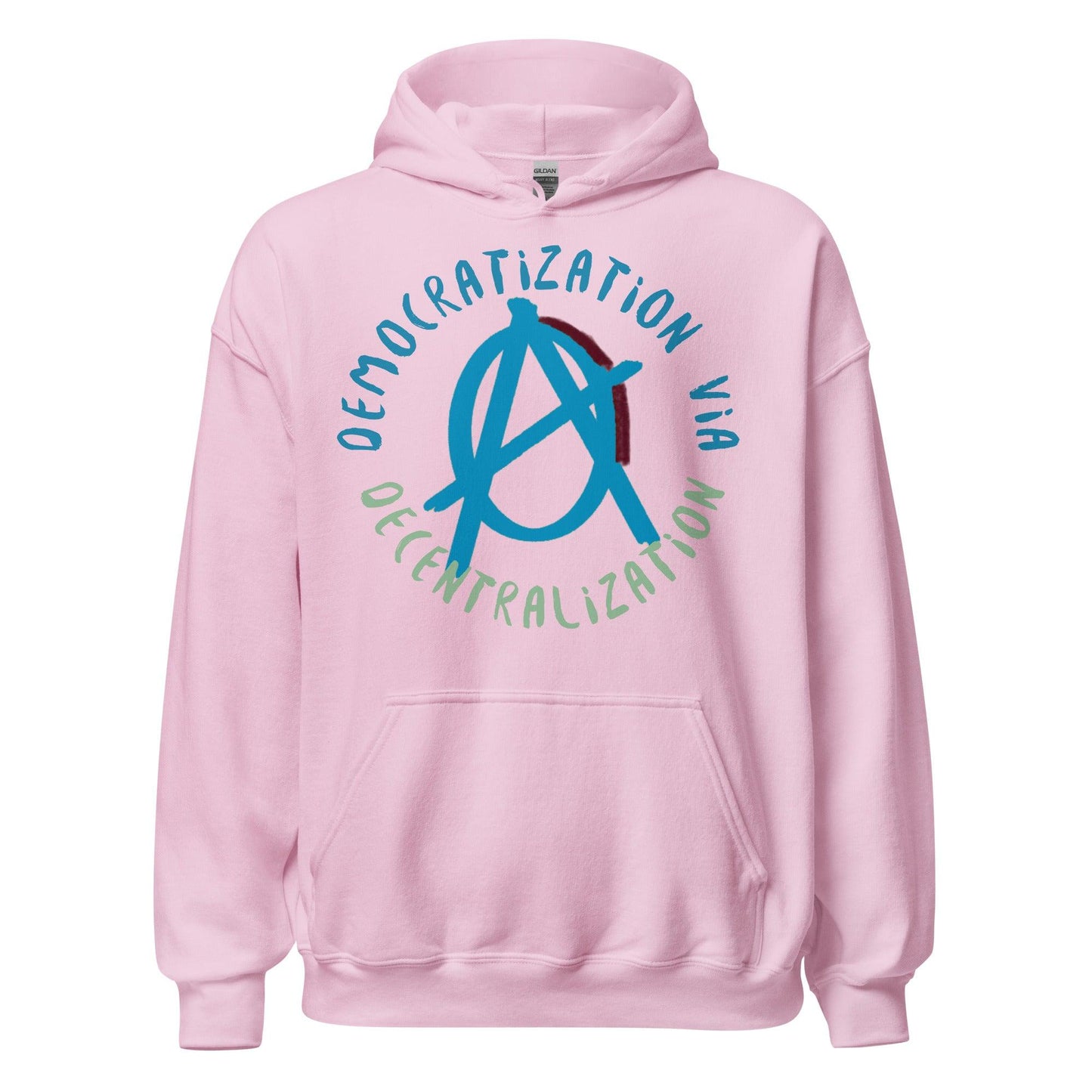Anarchy Wear Blue "Decentralization" Hoodie - AnarchyWear