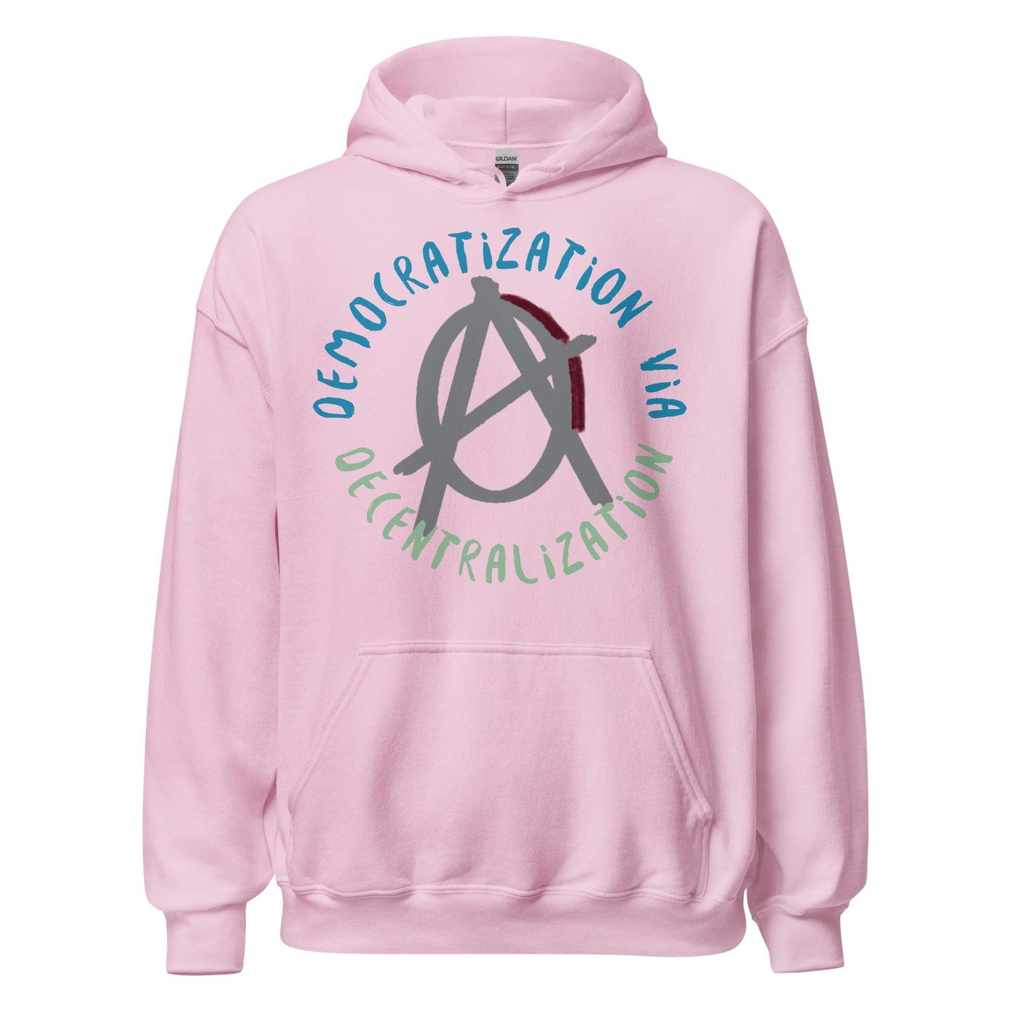 Anarchy Wear Agora Grey "Decentralization" Hoodie - AnarchyWear