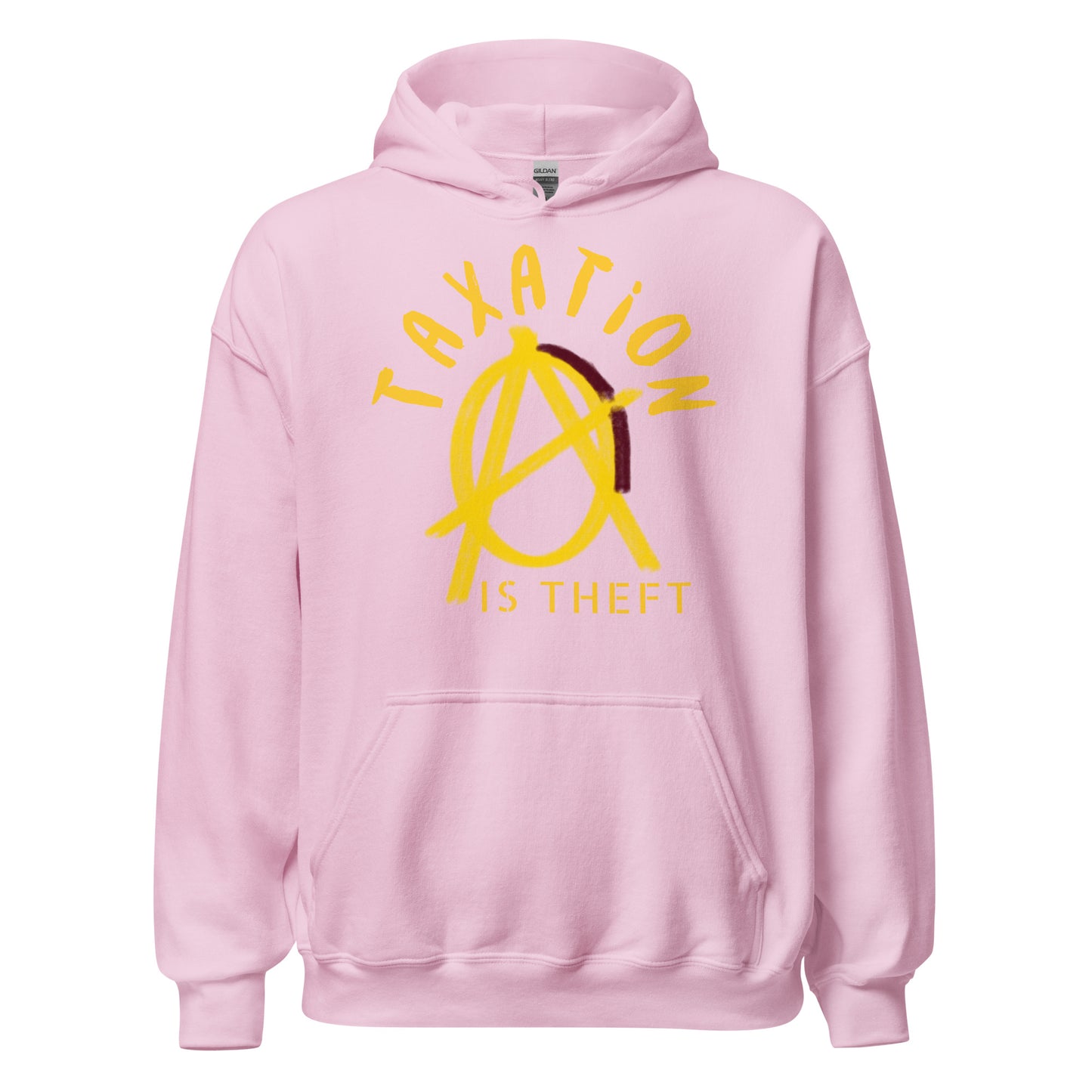 Anarchy Wear Gold "Taxation Is Theft" Hoodie