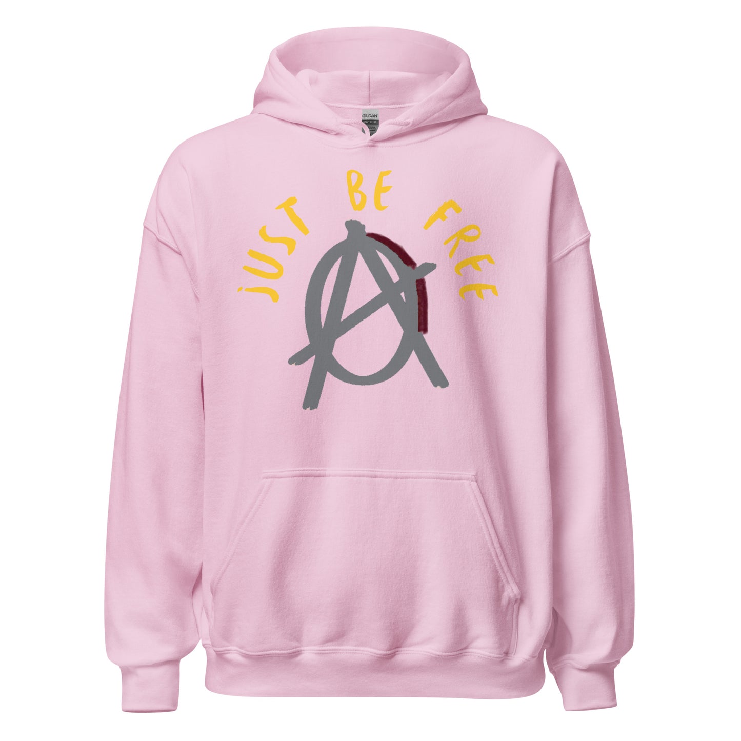 Anarchy Wear Agora Grey "Just Be Free" Hoodie
