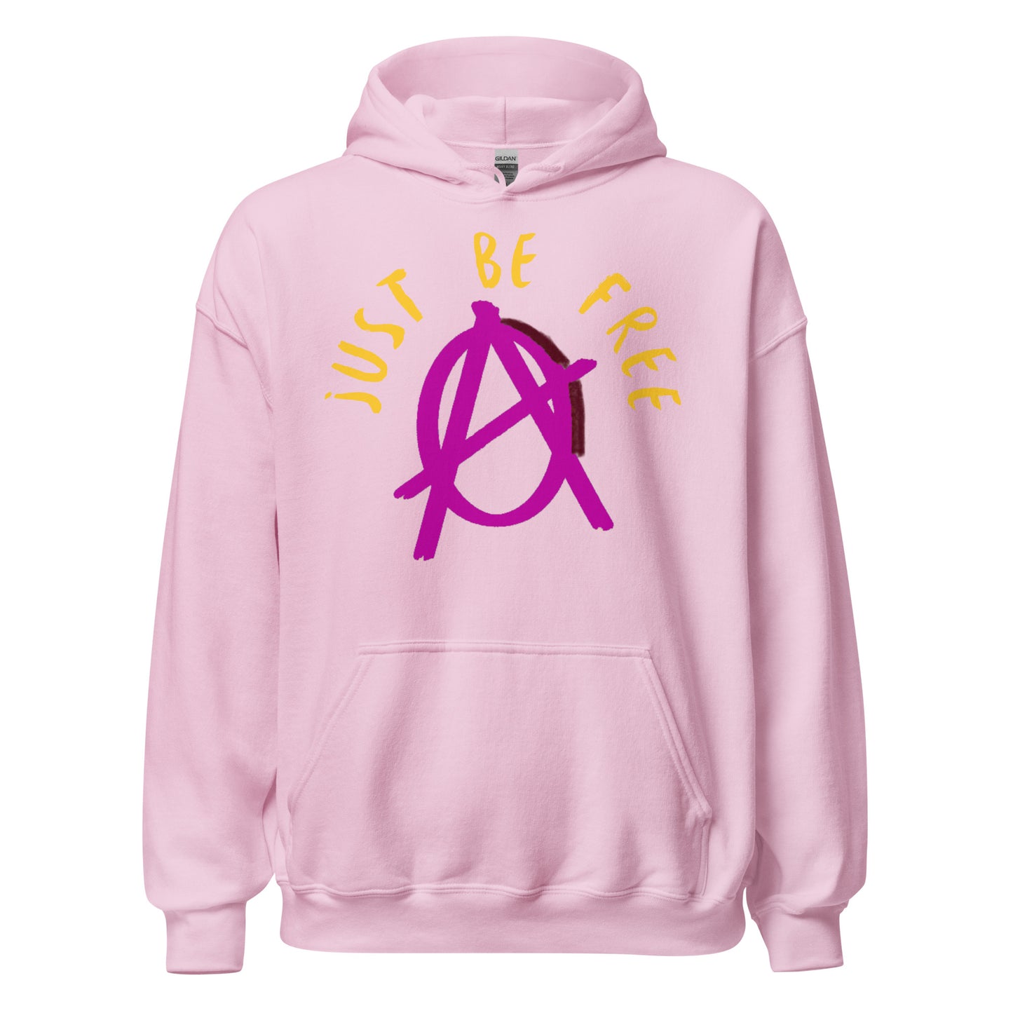 Anarchy Wear Pink "Just Be Free" Hoodie