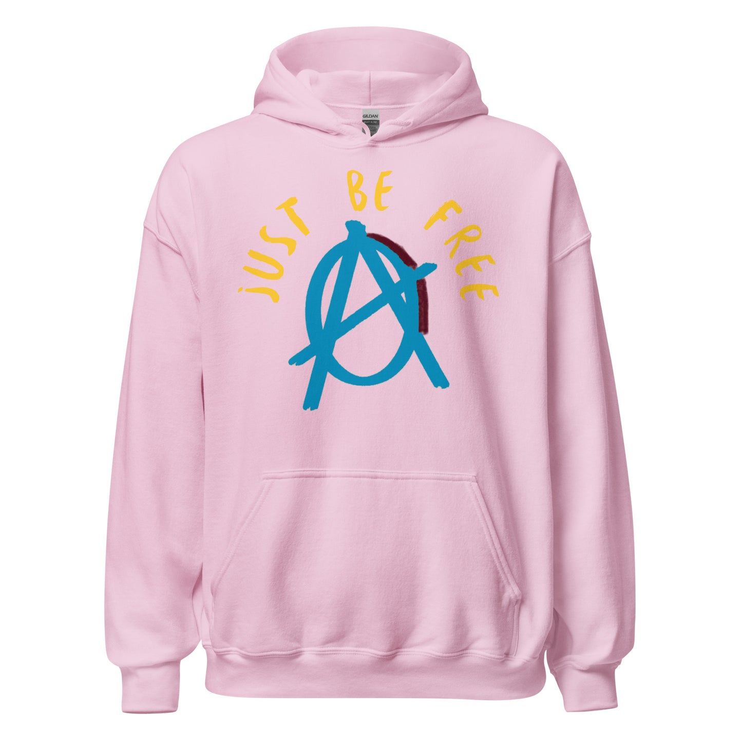 Anarchy Wear Blue "Just Be Free" Hoodie