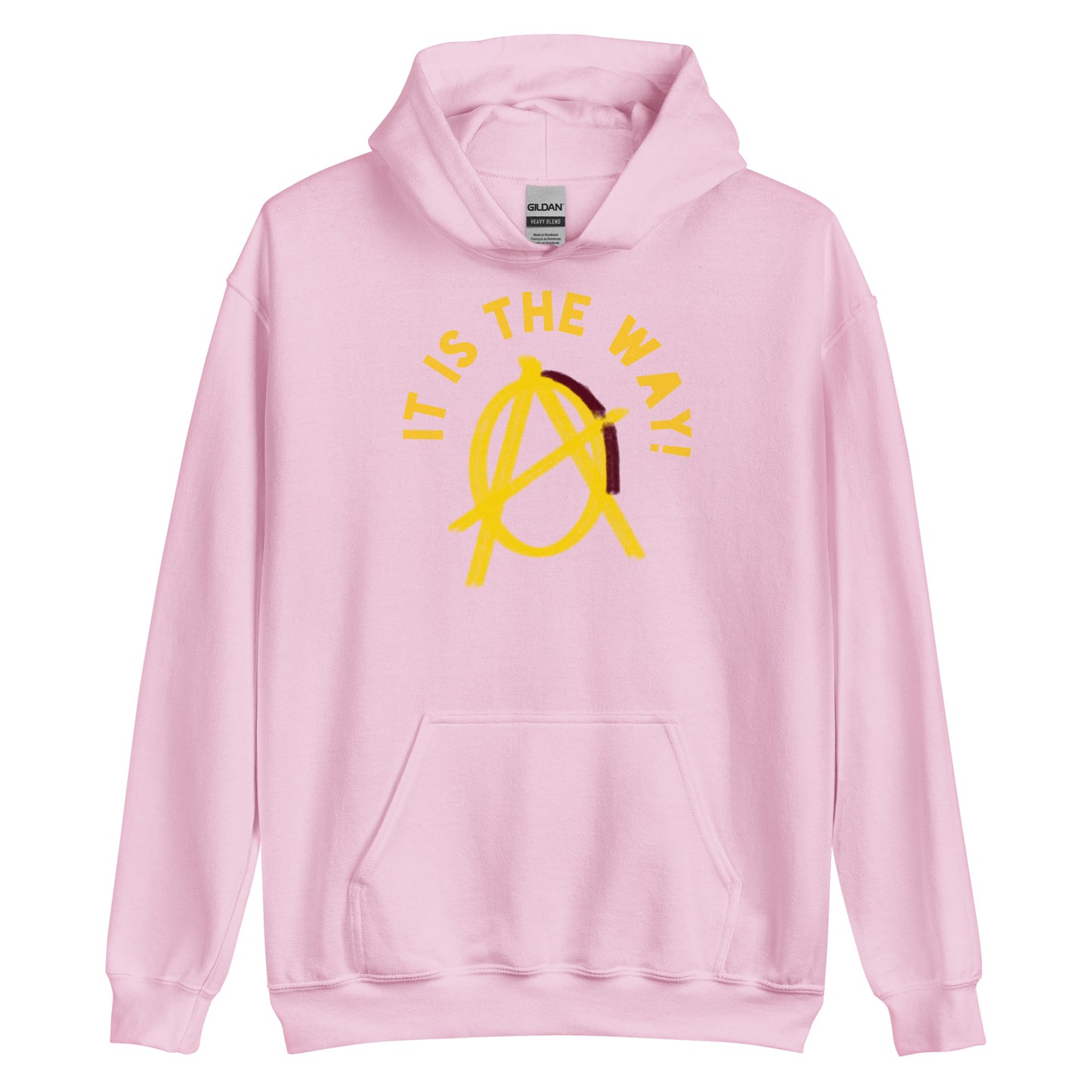 Anarchy Wear "It Is The Way" Gold Unisex Hoodie