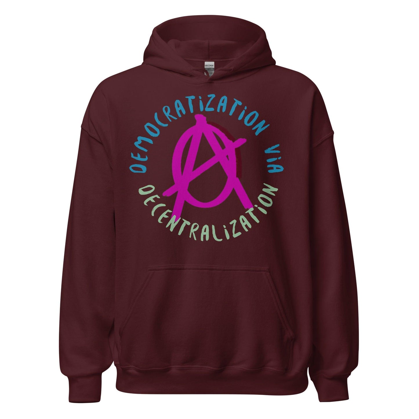 Anarchy Wear Pink "Decentralization" Hoodie - AnarchyWear