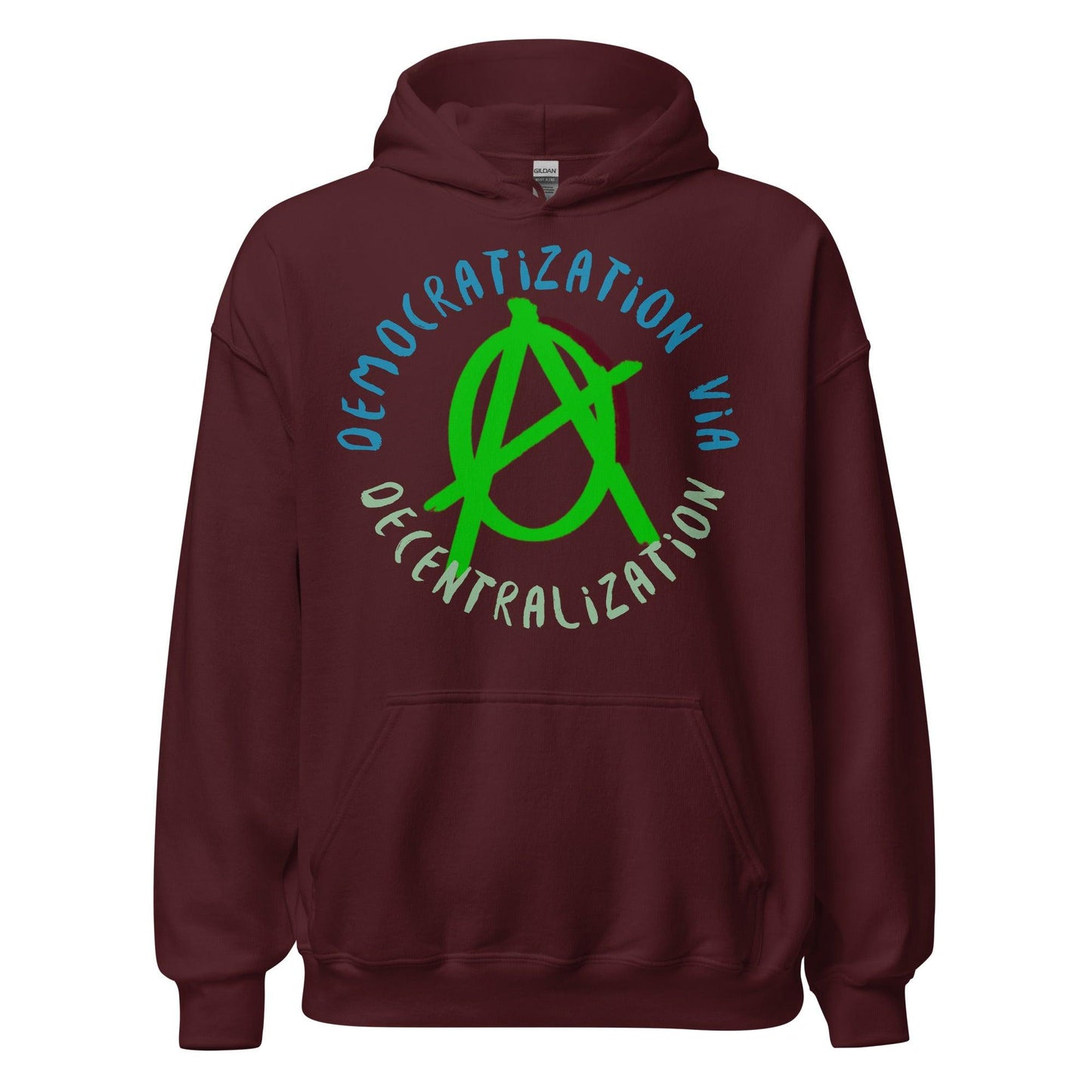 Anarchy Wear Green "Decentralization" Hoodie - AnarchyWear