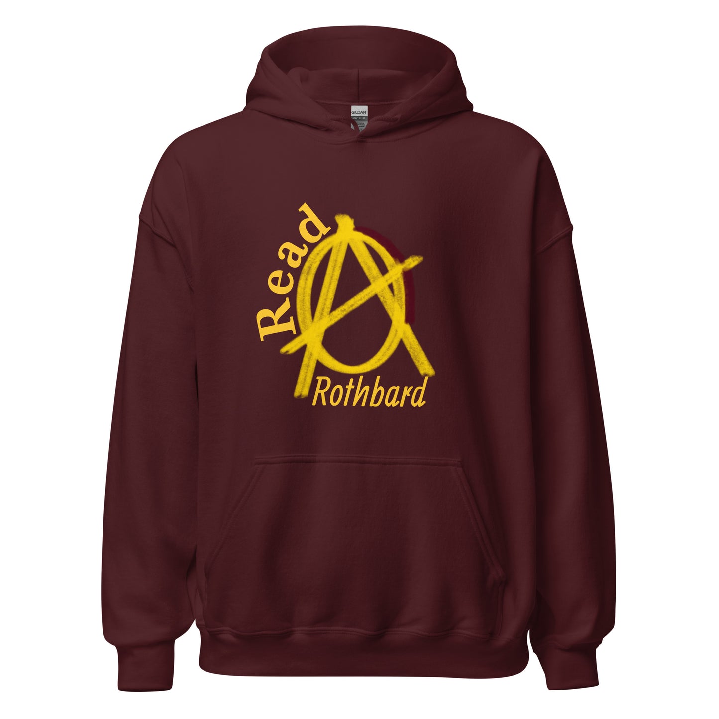 Anarchy Wear Gold "Read Rothbard" Hoodie
