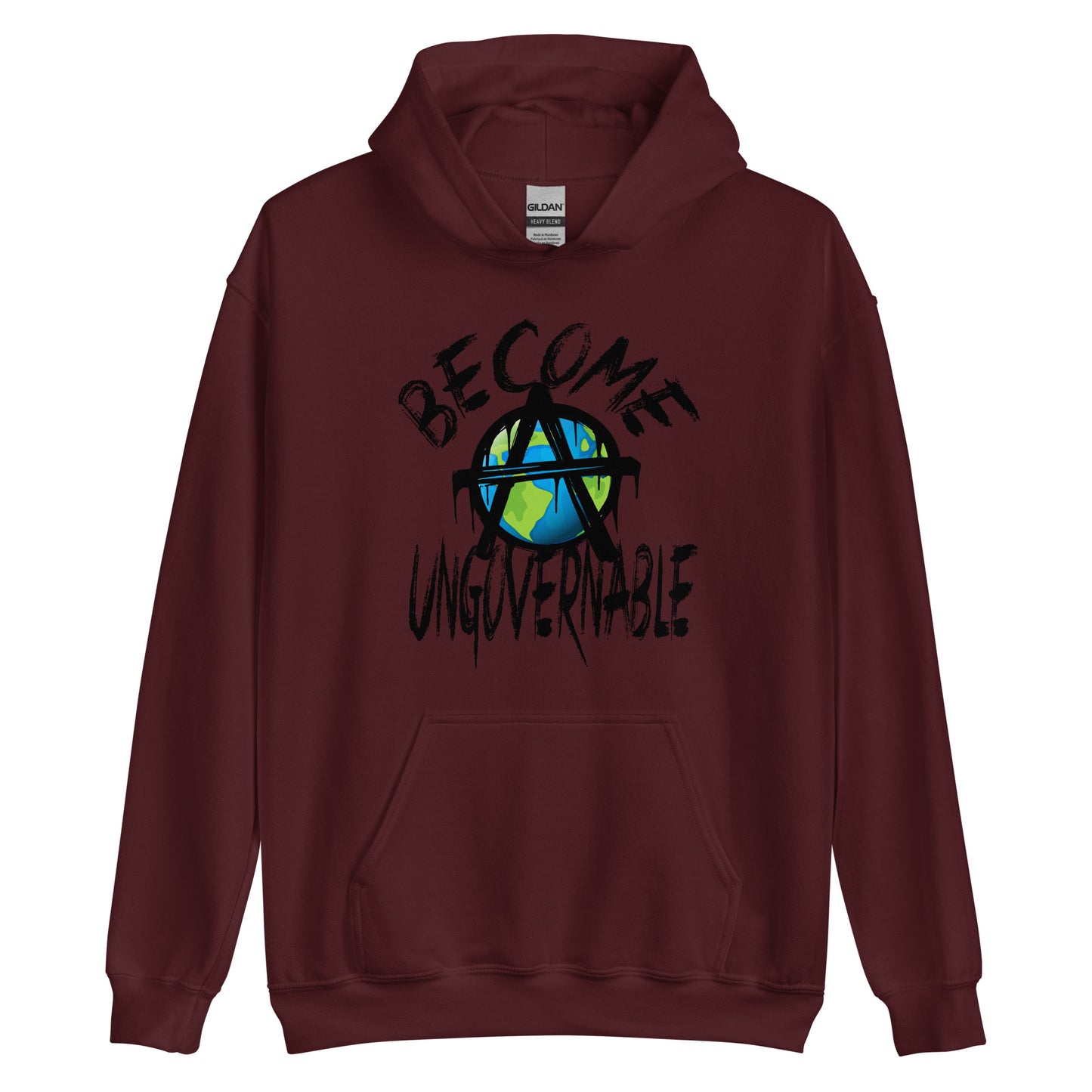 "Become Ungovernable" By @DigitalDuelist Unisex Hoodie