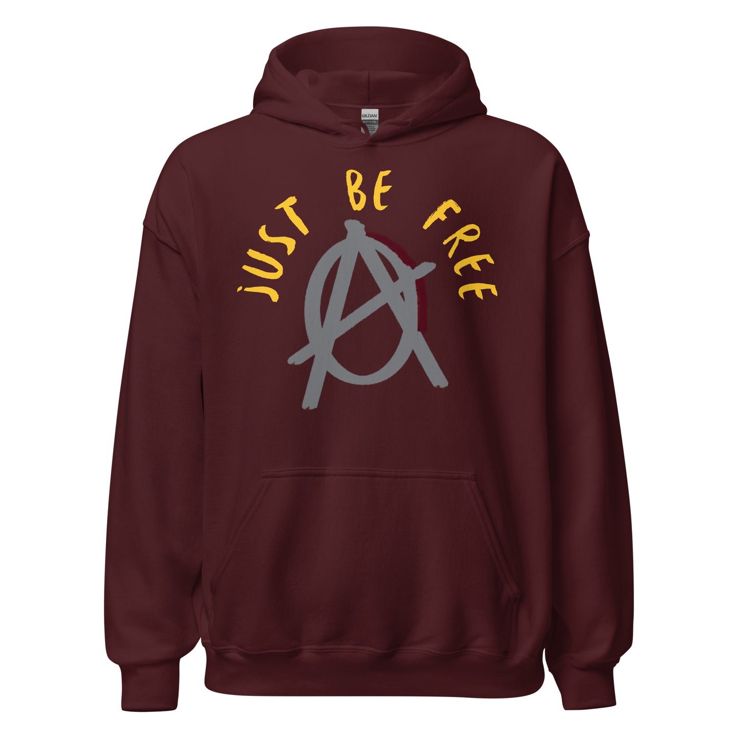 Anarchy Wear Agora Grey "Just Be Free" Hoodie