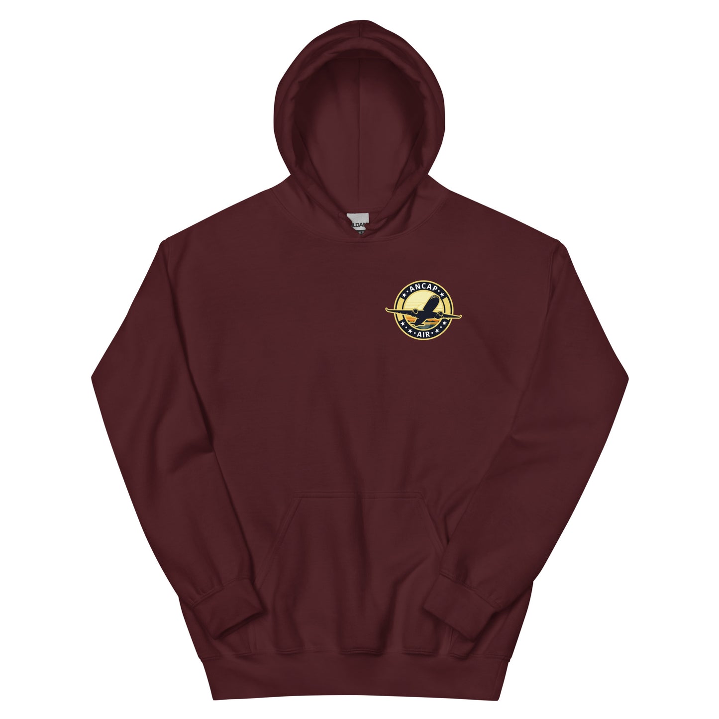 AnCap Air Official Small Logo Unisex Hoodie