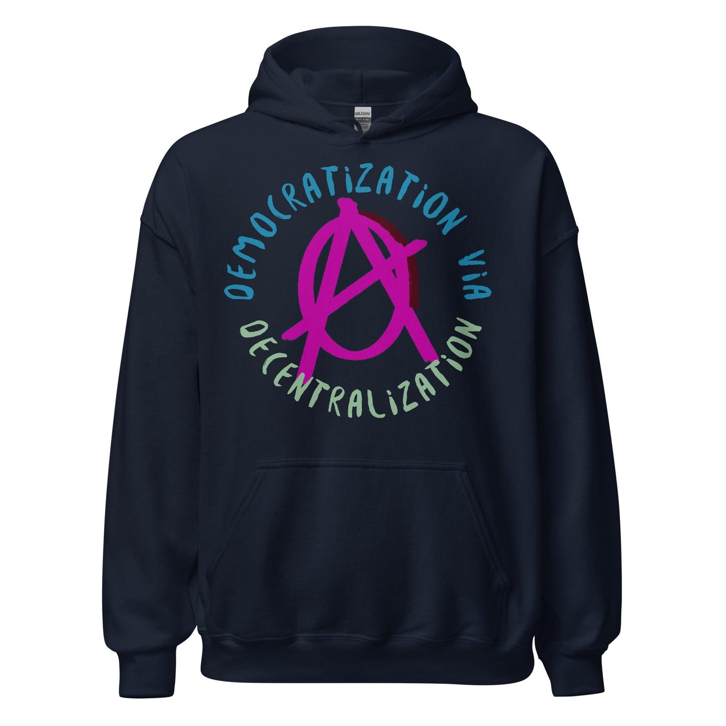 Anarchy Wear Pink "Decentralization" Hoodie - AnarchyWear