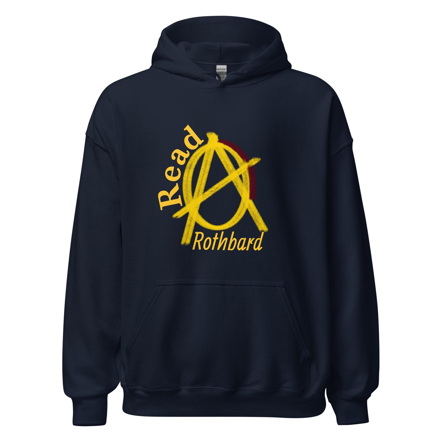 Anarchy Wear Gold "Read Rothbard" Hoodie