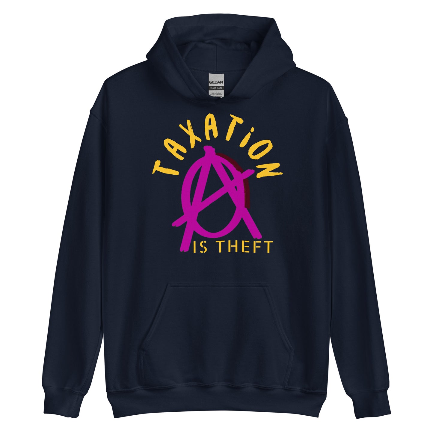 Anarchy Wear Pink "Taxation Is Theft" Hoodie