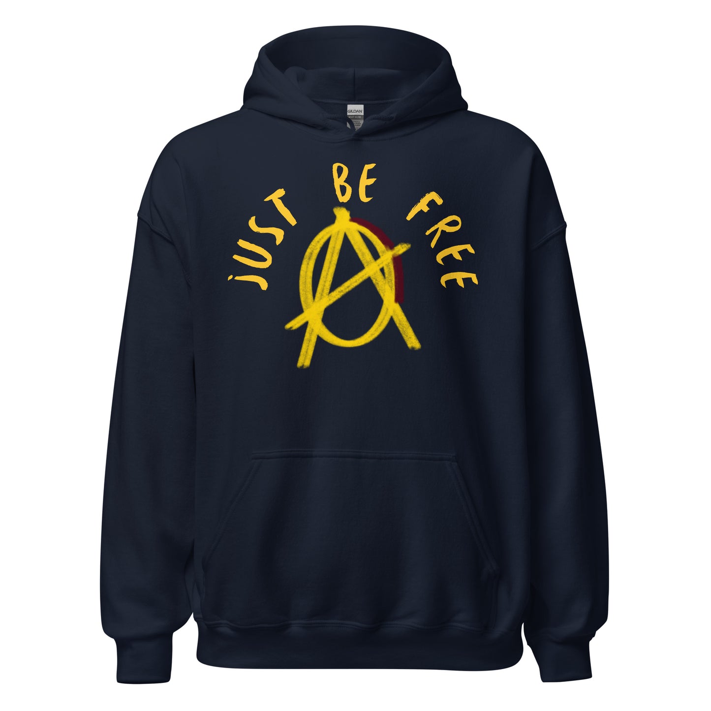 Anarchy Wear Gold "Just Be Free" Hoodie