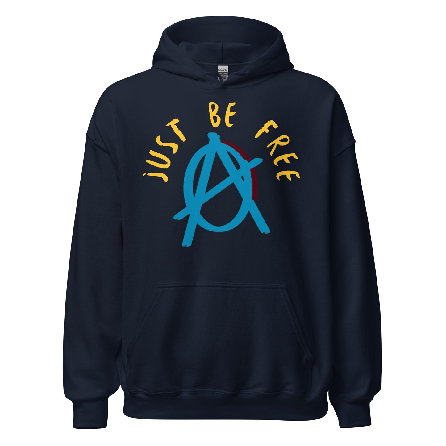 Anarchy Wear Blue "Just Be Free" Hoodie