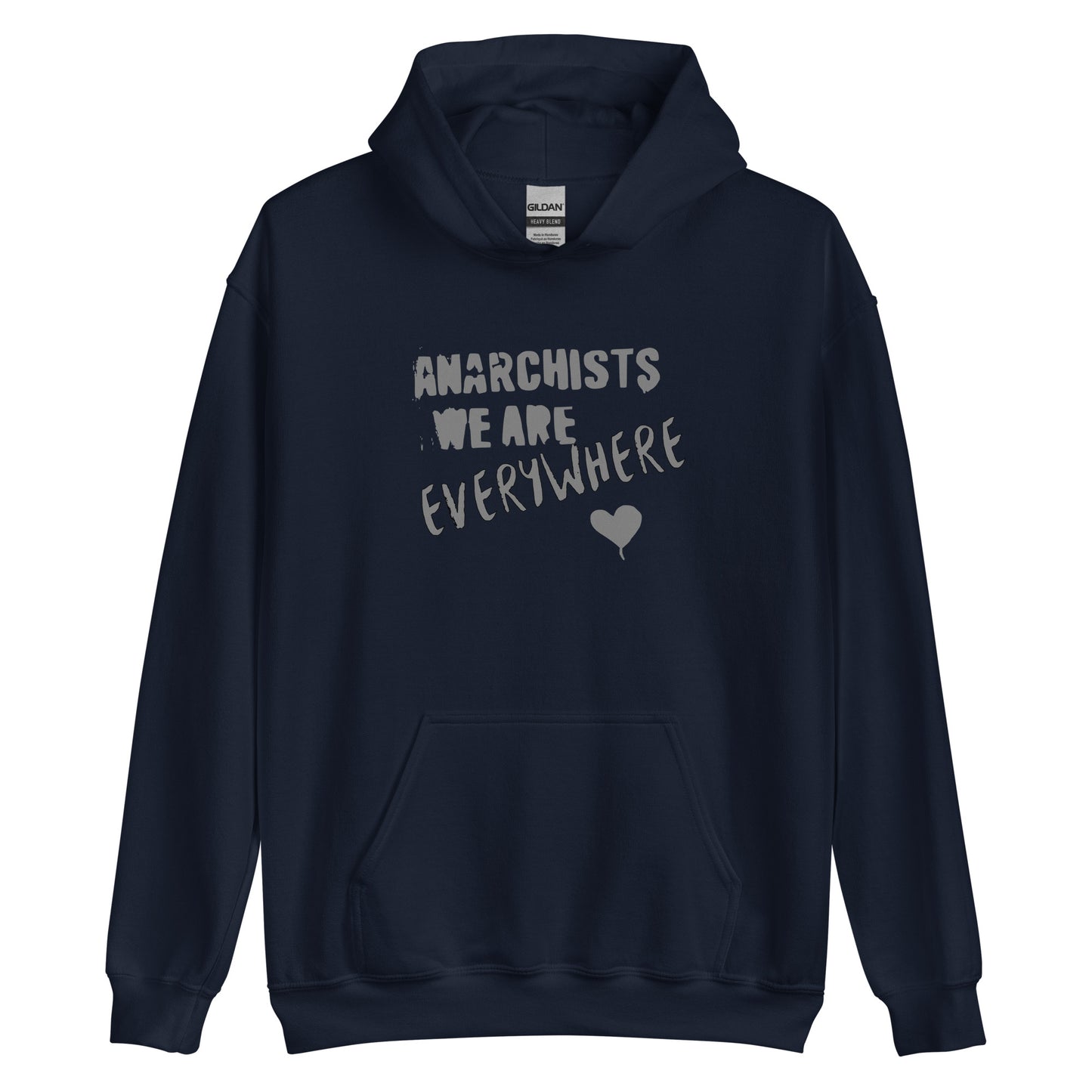 Anarchy Wear "We Are Every Where" Agora Grey Unisex Hoodie