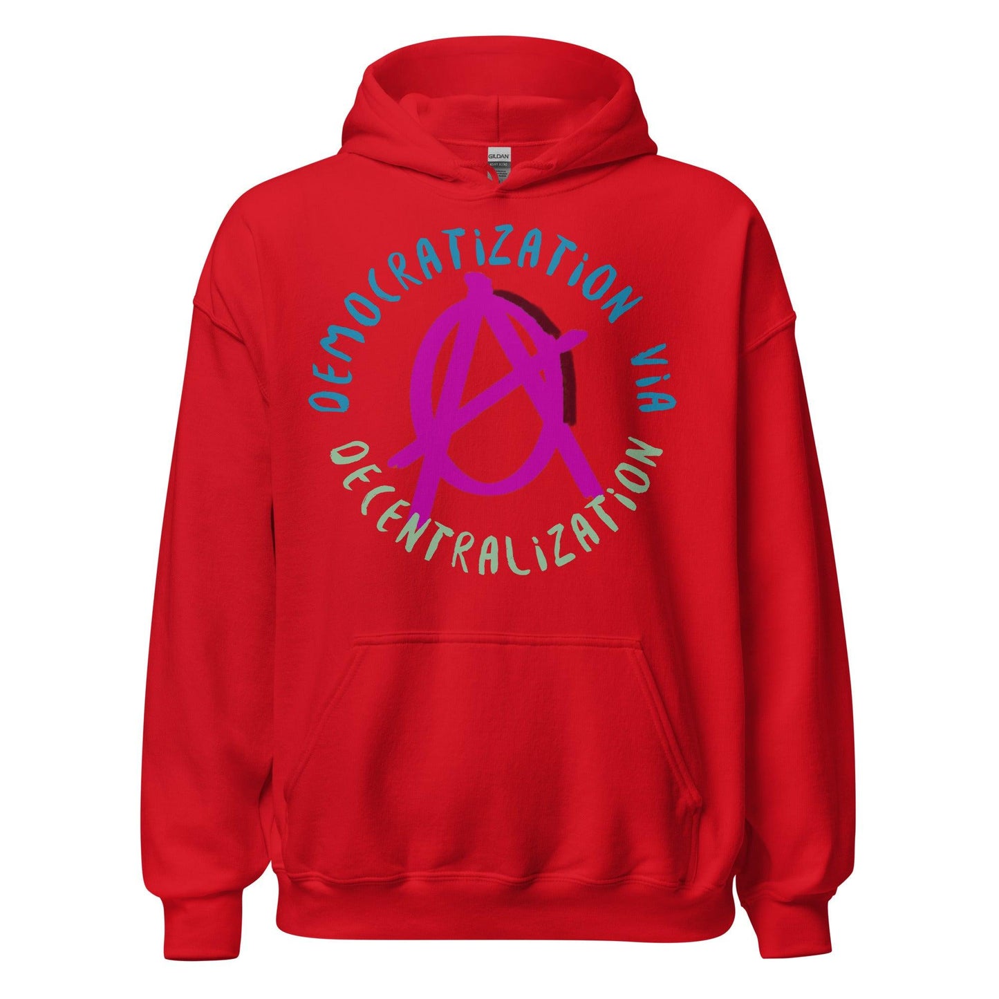 Anarchy Wear Pink "Decentralization" Hoodie - AnarchyWear