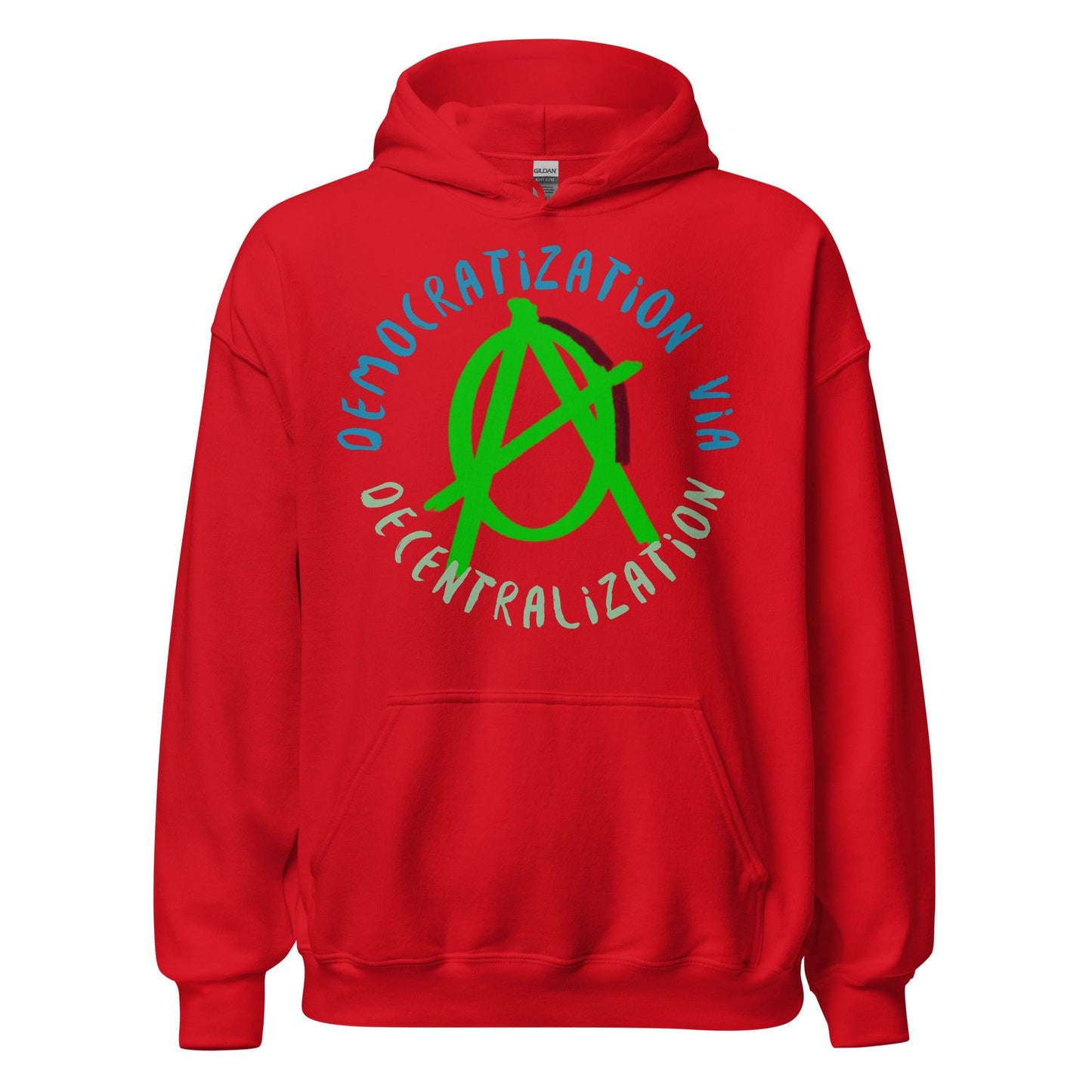 Anarchy Wear Green "Decentralization" Hoodie - AnarchyWear