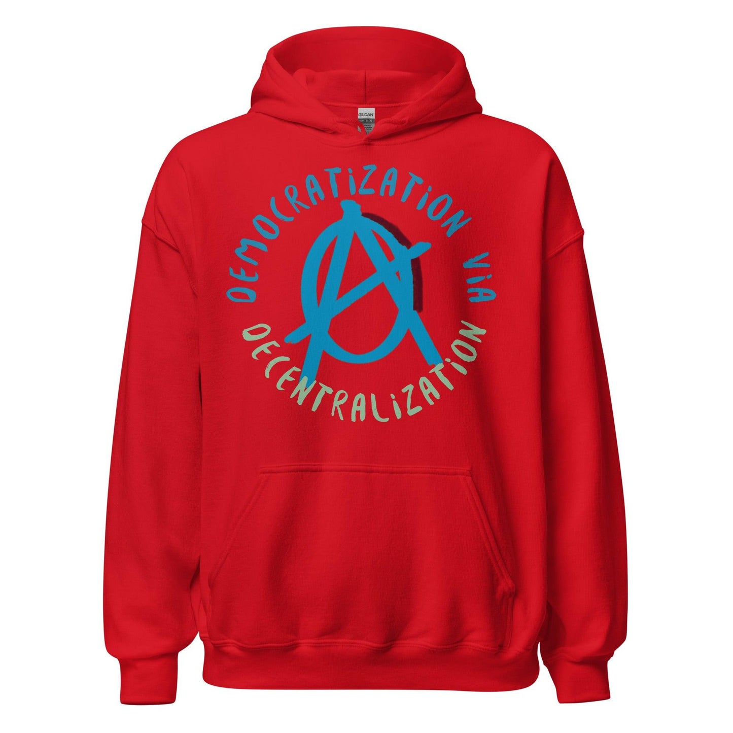 Anarchy Wear Blue "Decentralization" Hoodie - AnarchyWear