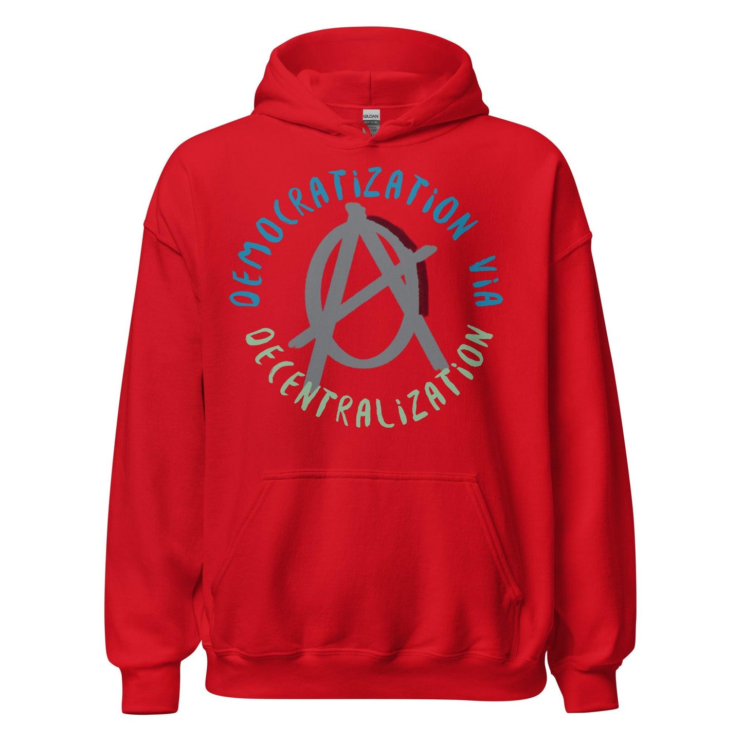Anarchy Wear Agora Grey "Decentralization" Hoodie - AnarchyWear