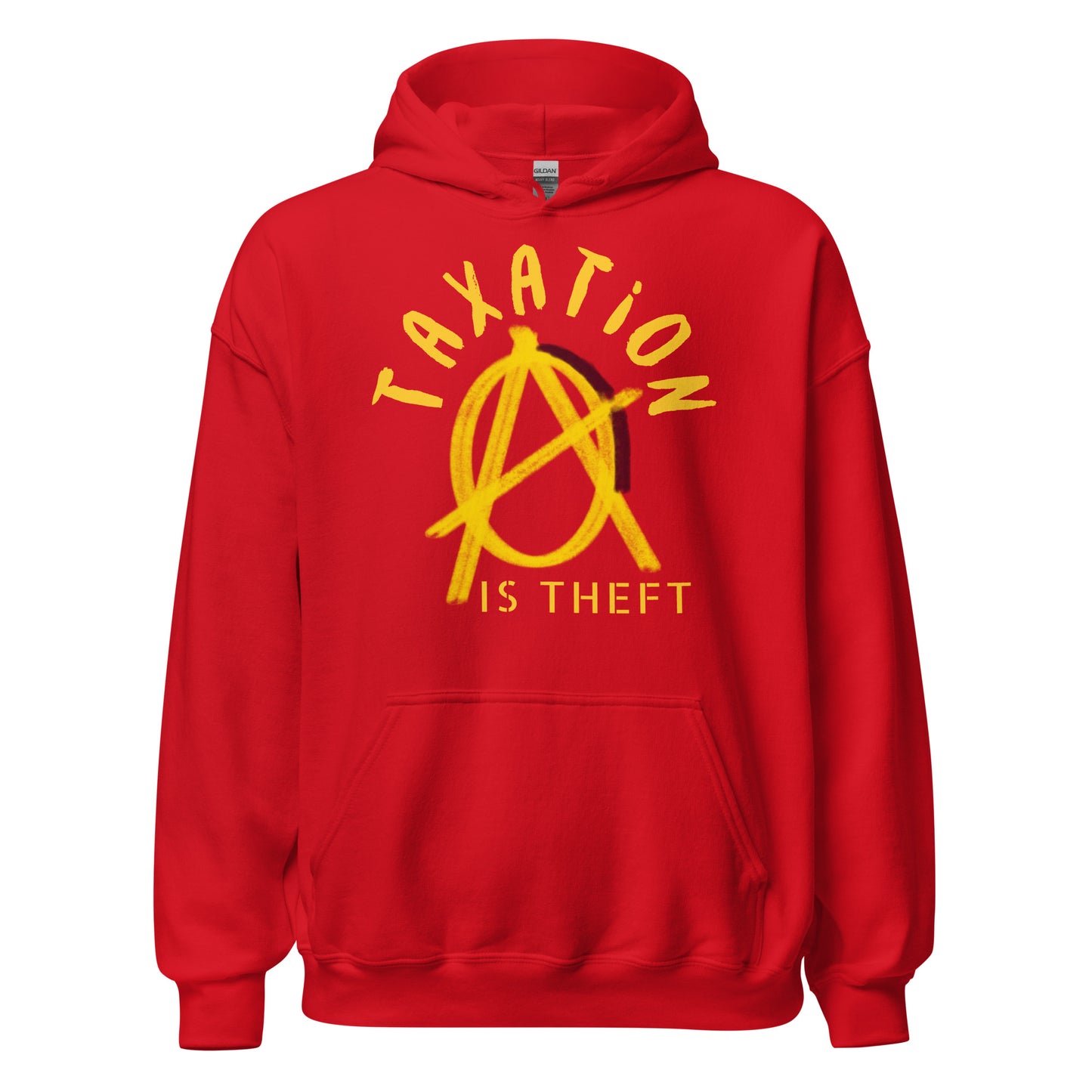 Anarchy Wear Gold "Taxation Is Theft" Hoodie