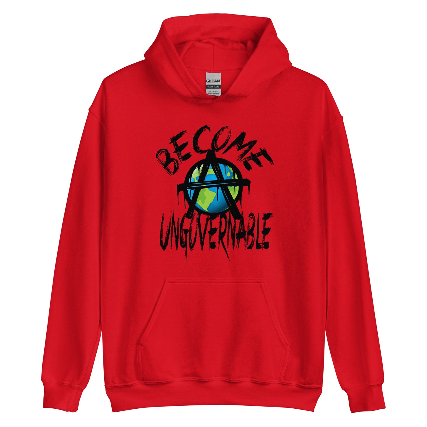 "Become Ungovernable" By @DigitalDuelist Unisex Hoodie