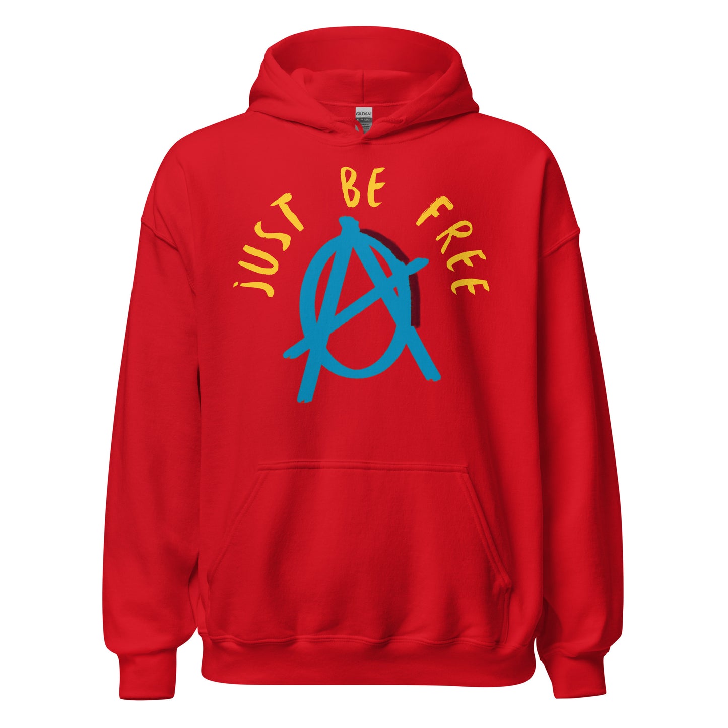 Anarchy Wear Blue "Just Be Free" Hoodie