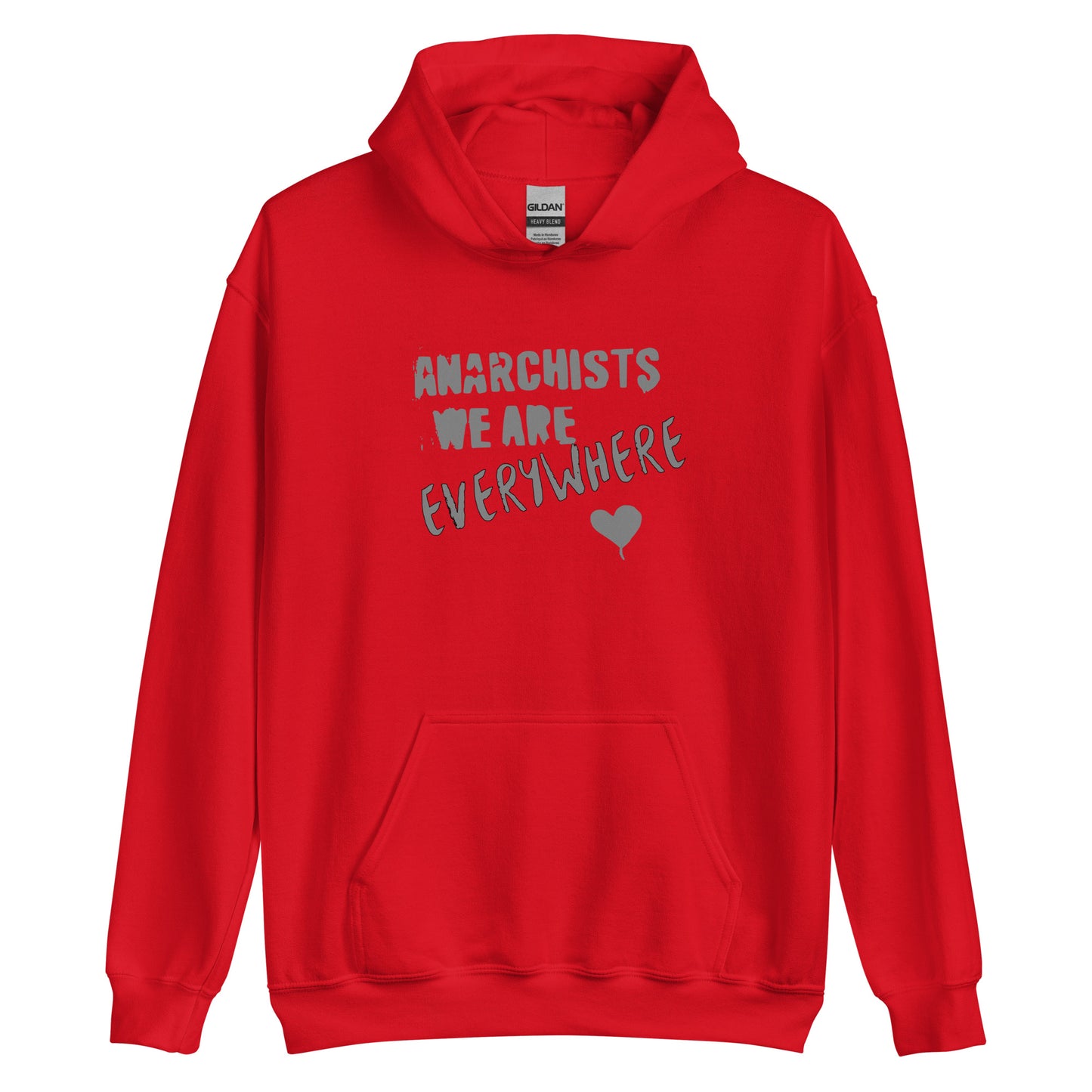 Anarchy Wear "We Are Every Where" Agora Grey Unisex Hoodie