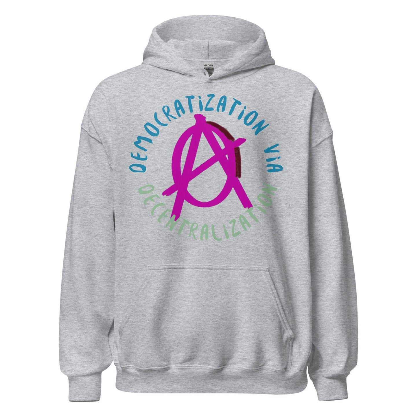 Anarchy Wear Pink "Decentralization" Hoodie - AnarchyWear