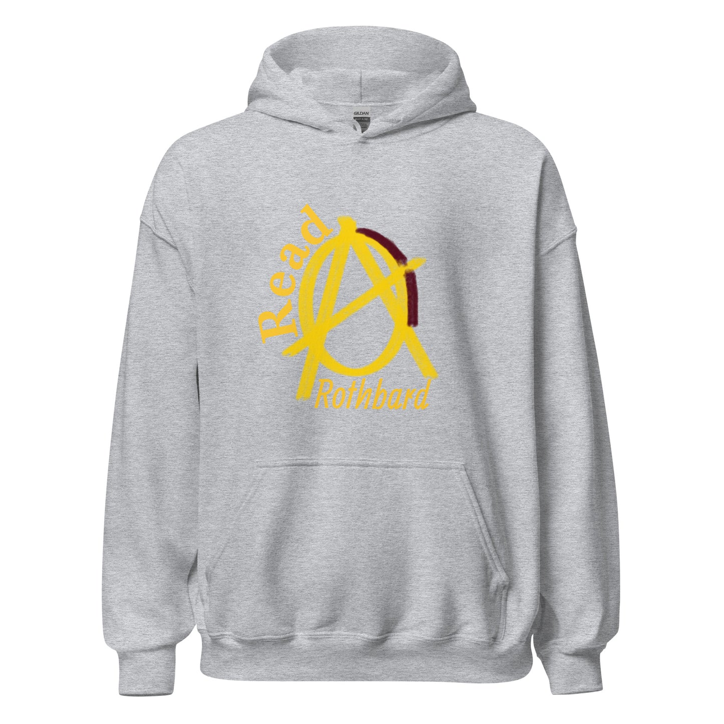 Anarchy Wear Gold "Read Rothbard" Hoodie