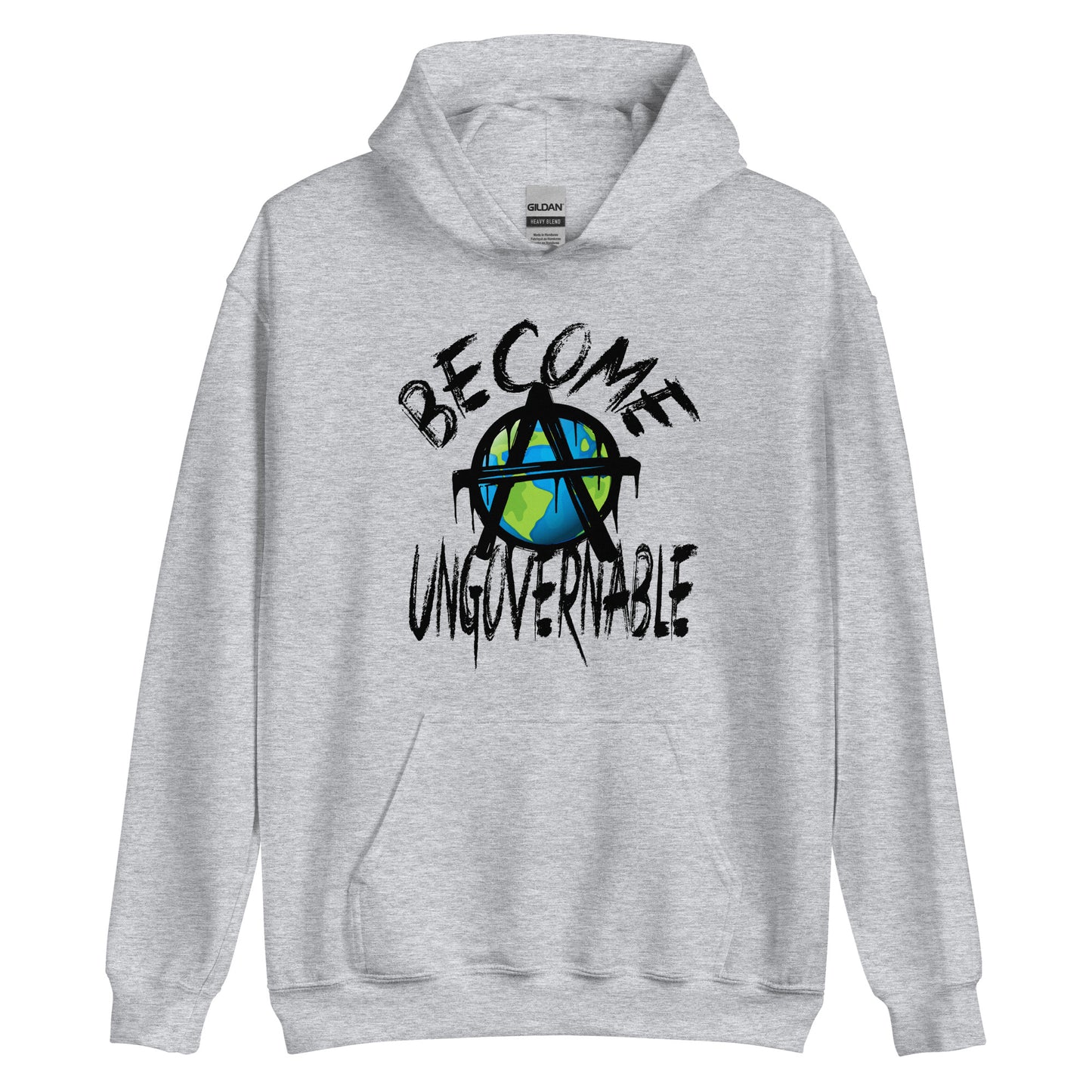 "Become Ungovernable" By @DigitalDuelist Unisex Hoodie