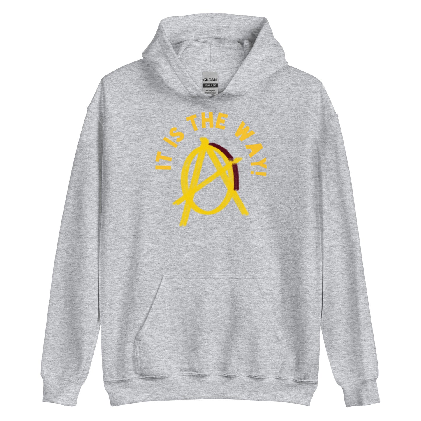 Anarchy Wear "It Is The Way" Gold Unisex Hoodie