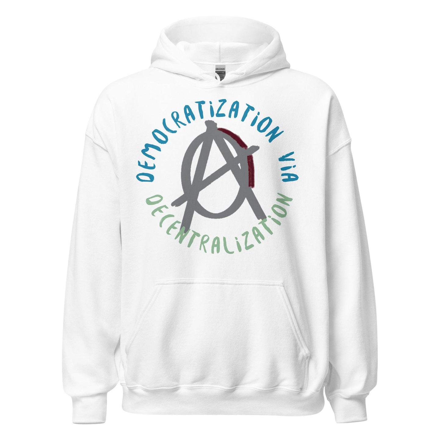 Anarchy Wear Agora Grey "Decentralization" Hoodie - AnarchyWear