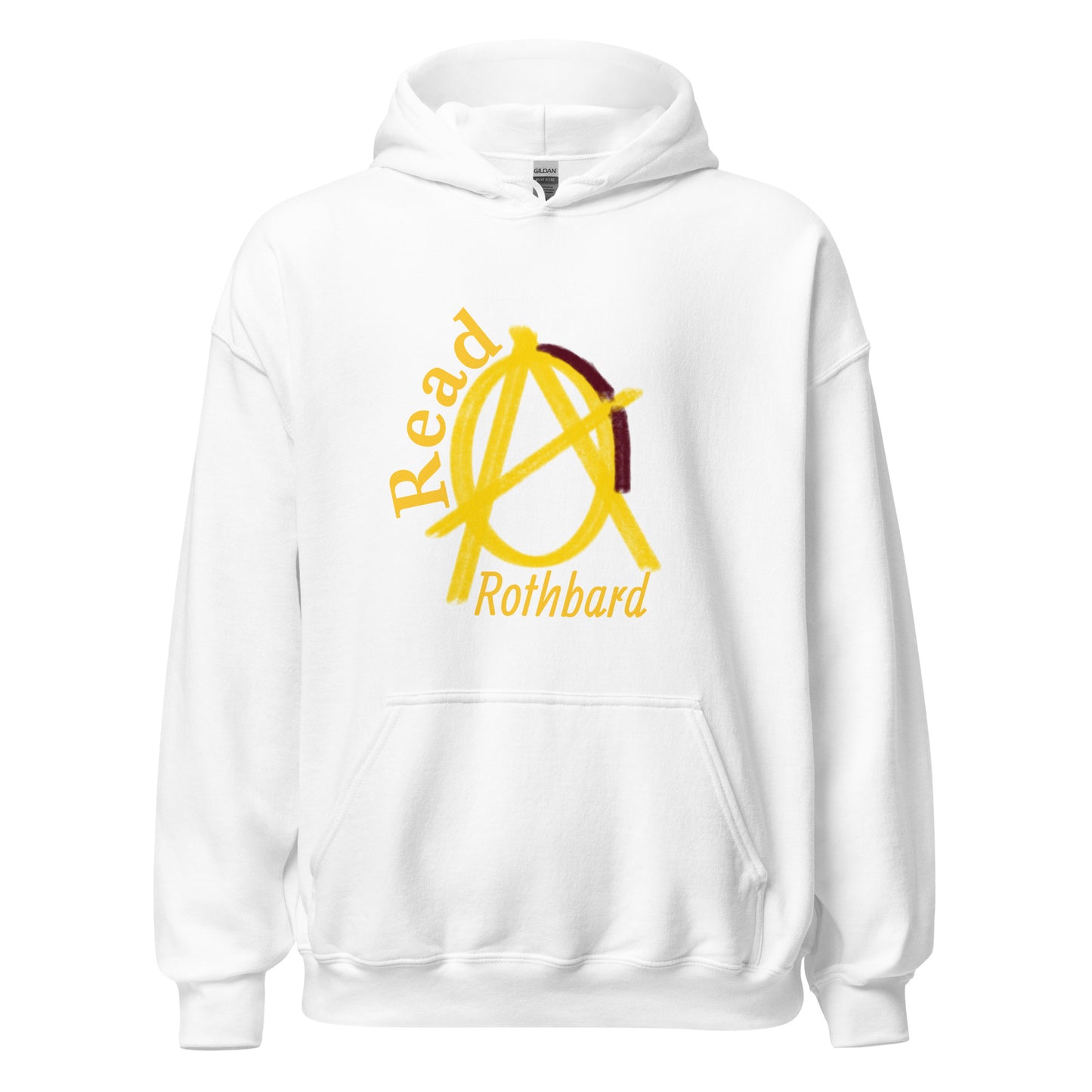 Anarchy Wear Gold "Read Rothbard" Hoodie