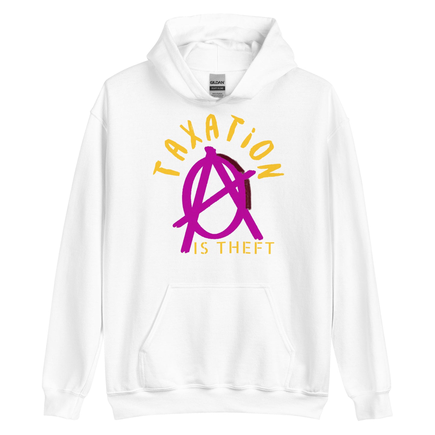 Anarchy Wear Pink "Taxation Is Theft" Hoodie