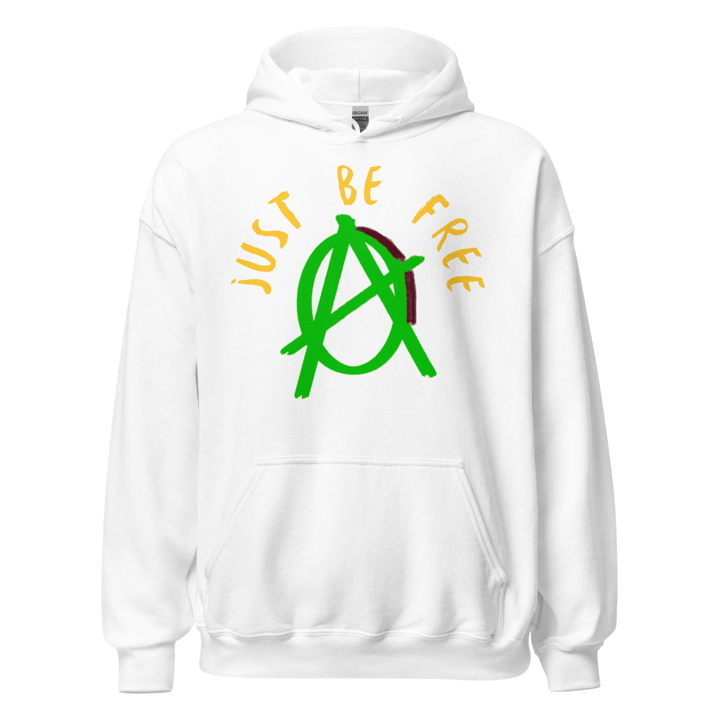 Anarchy Wear Green "Just Be Free" Hoodie