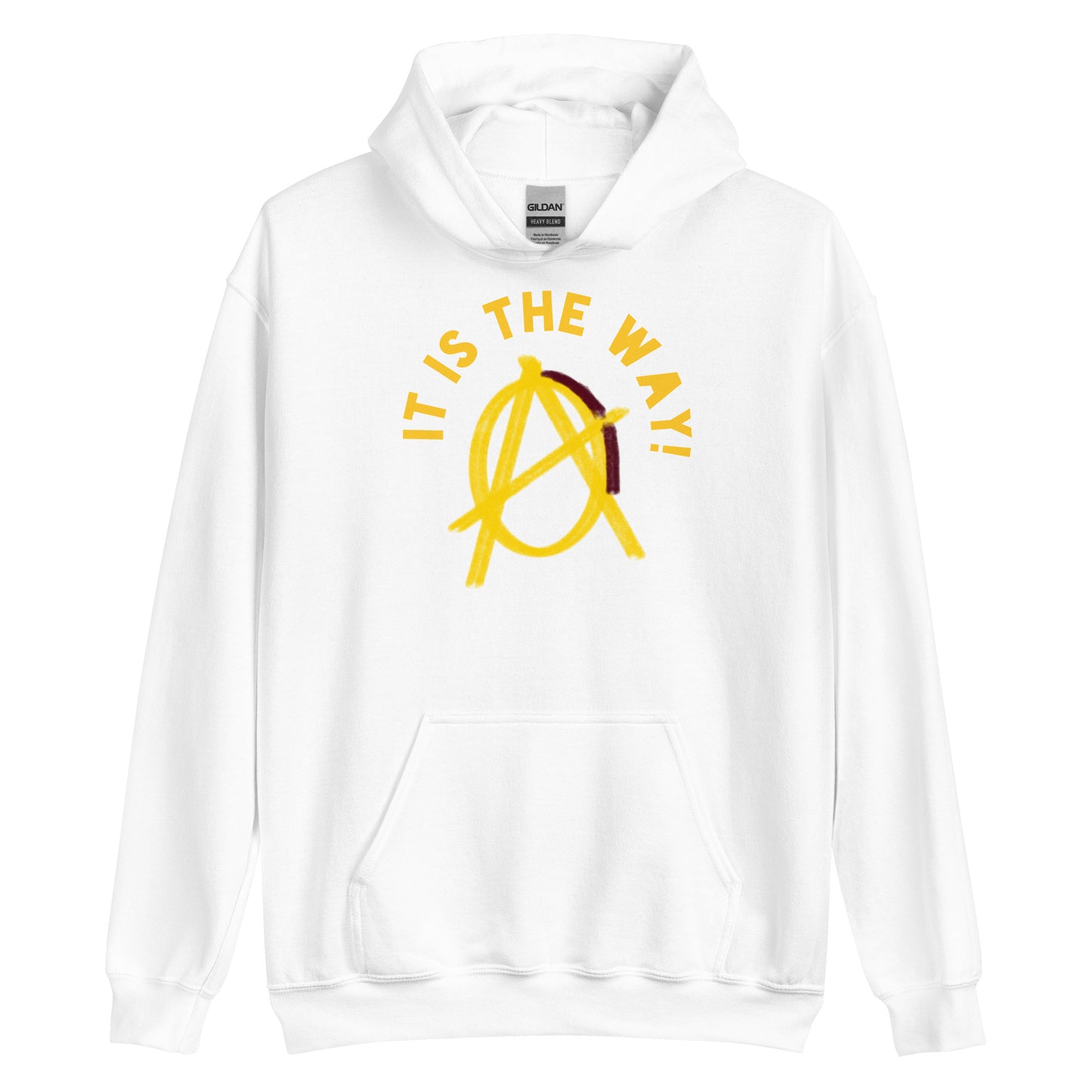 Anarchy Wear "It Is The Way" Gold Unisex Hoodie
