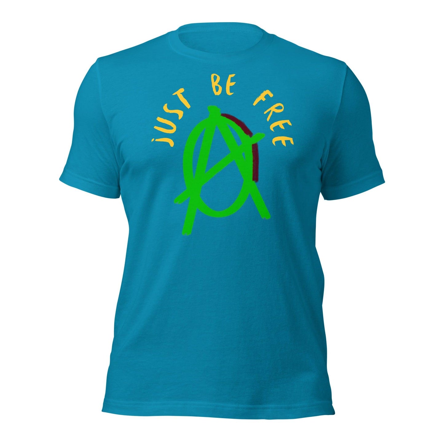 Anarchy Wear "Just Be Free" Green Unisex t-shirt - AnarchyWear