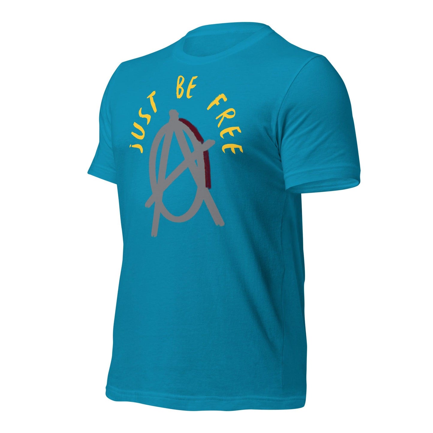 Anarchy Wear "Just Be Free" Agora Grey Unisex t-shirt - AnarchyWear