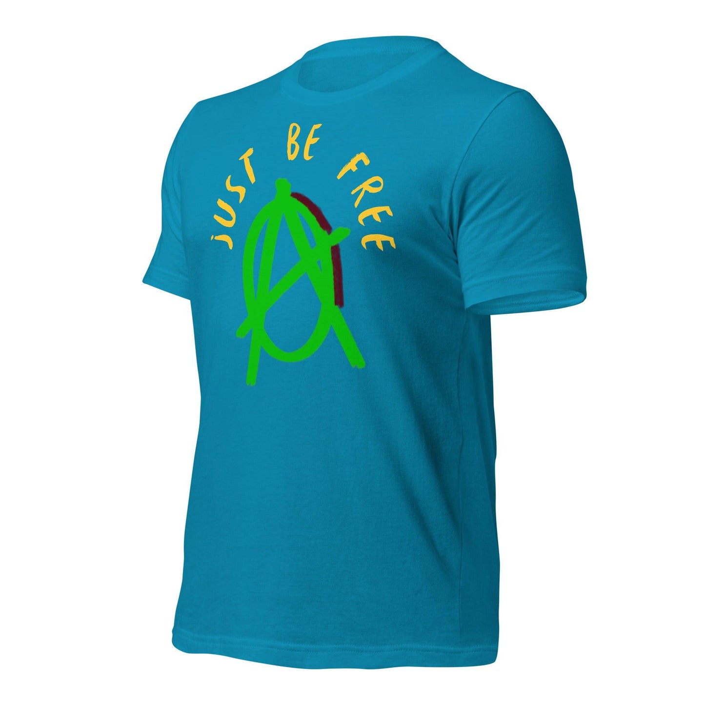 Anarchy Wear "Just Be Free" Green Unisex t-shirt - AnarchyWear