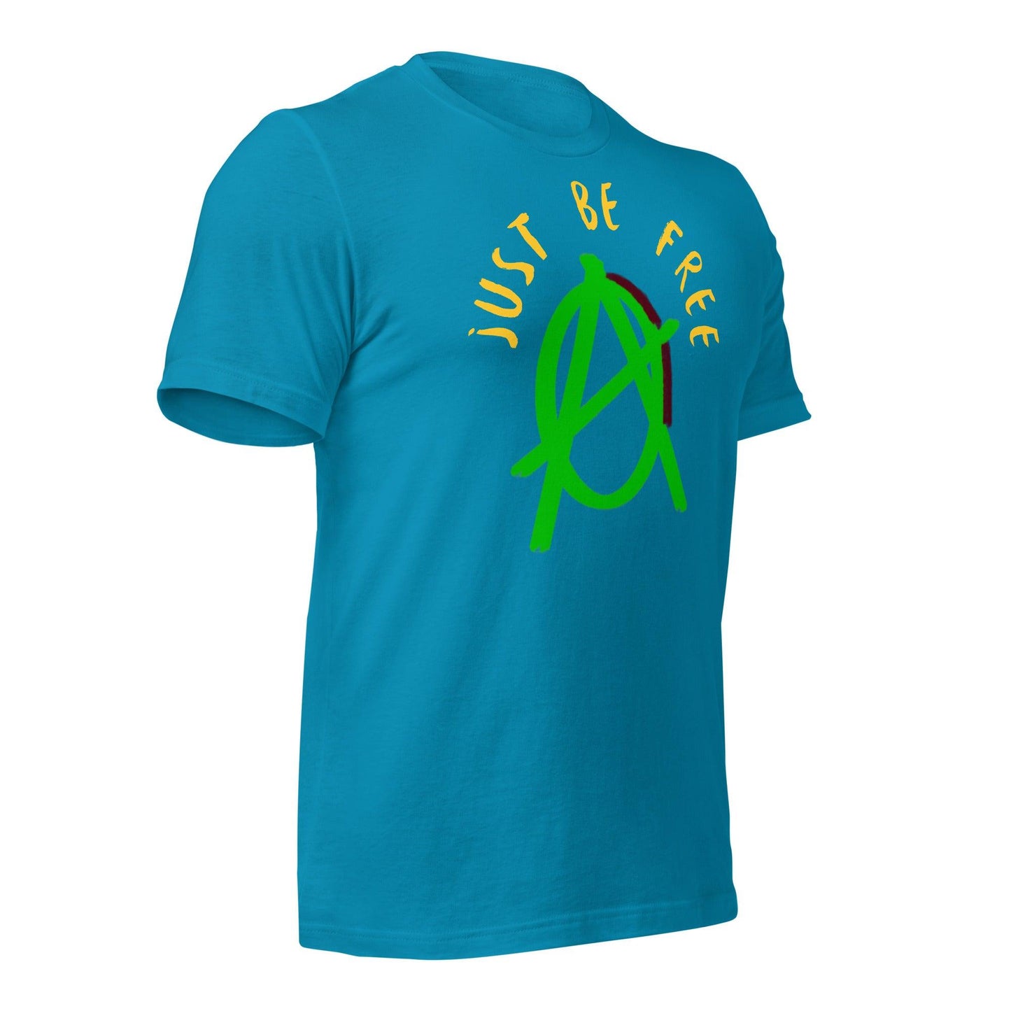 Anarchy Wear "Just Be Free" Green Unisex t-shirt - AnarchyWear