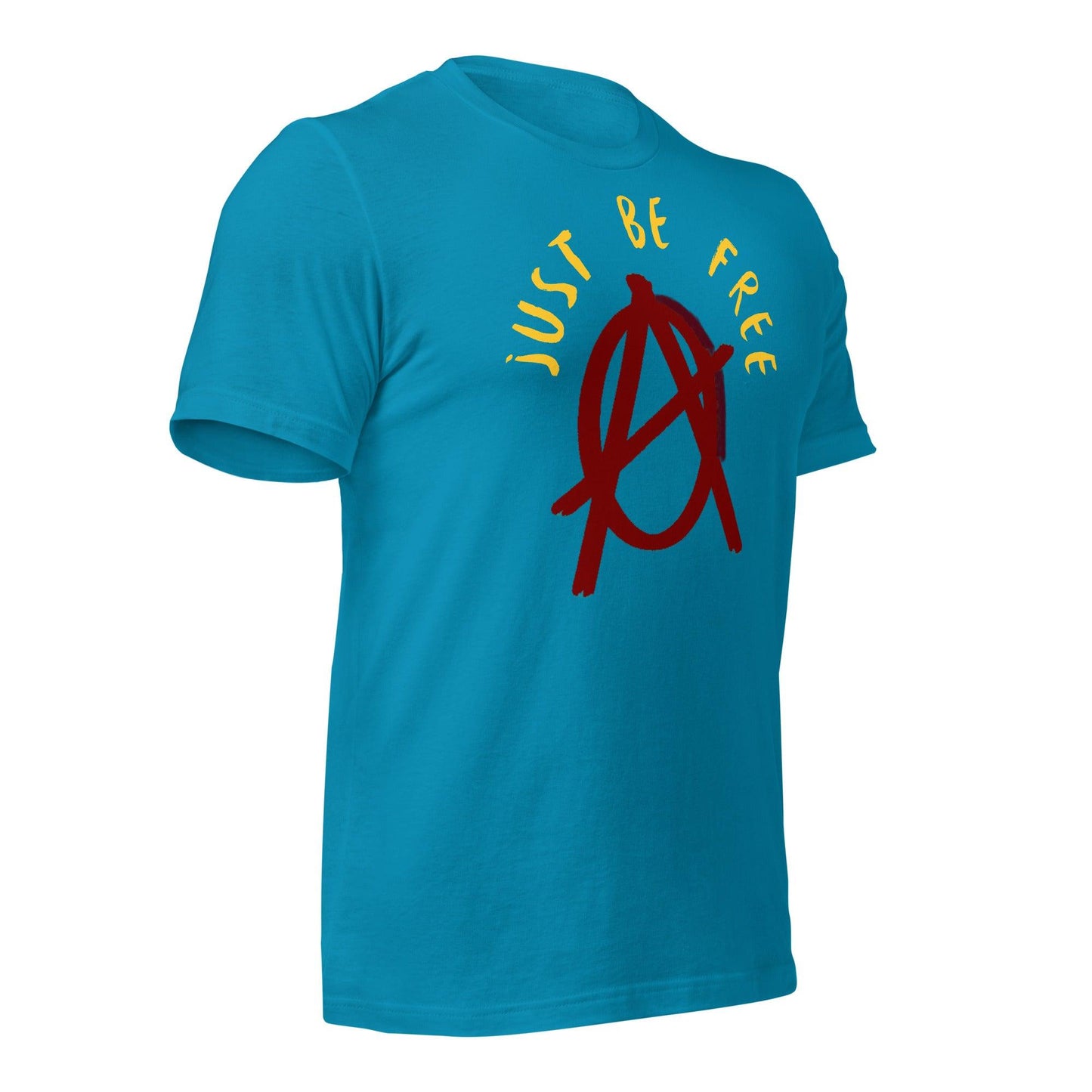 Anarchy Wear "Just Be Free" Red Unisex t-shirt - AnarchyWear