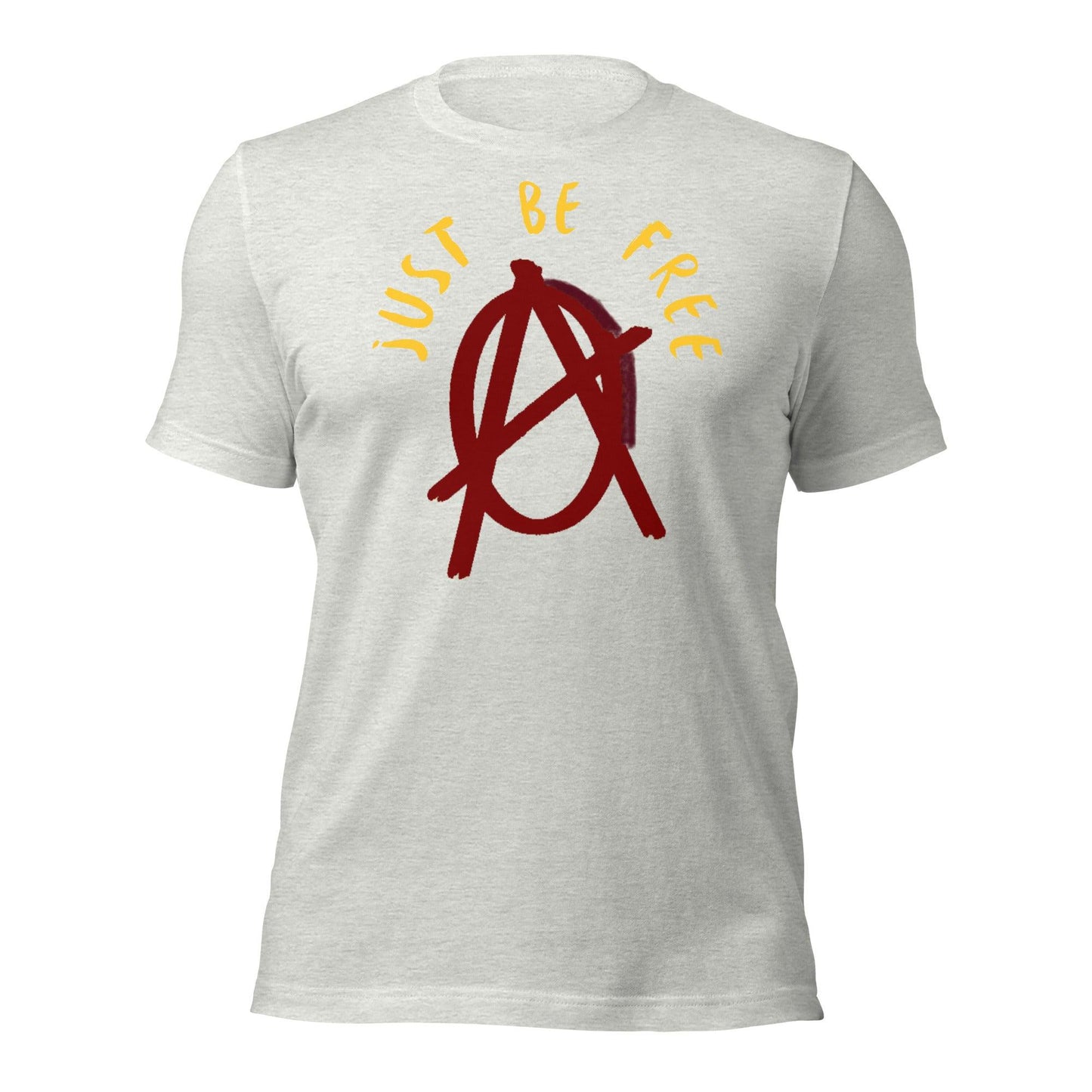 Anarchy Wear "Just Be Free" Red Pastels Unisex t-shirt - AnarchyWear