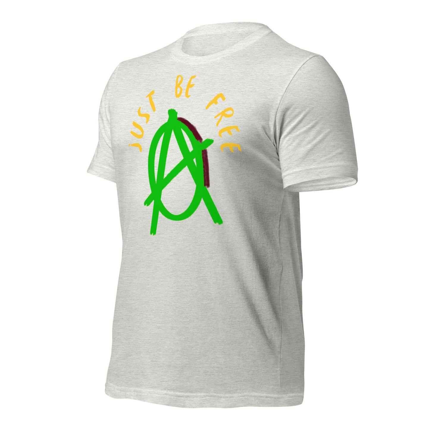 Anarchy Wear "Just Be Free" Green Pastels Unisex t-shirt - AnarchyWear