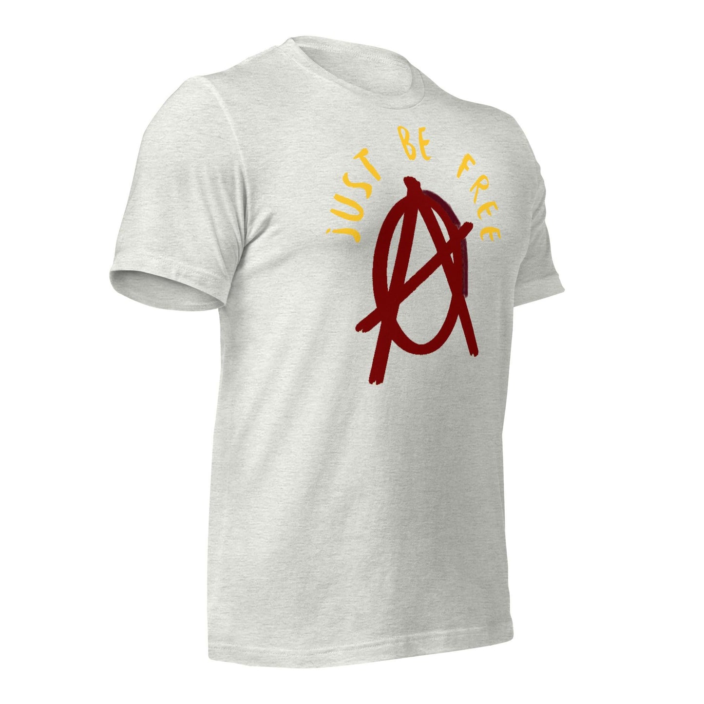 Anarchy Wear "Just Be Free" Red Pastels Unisex t-shirt - AnarchyWear