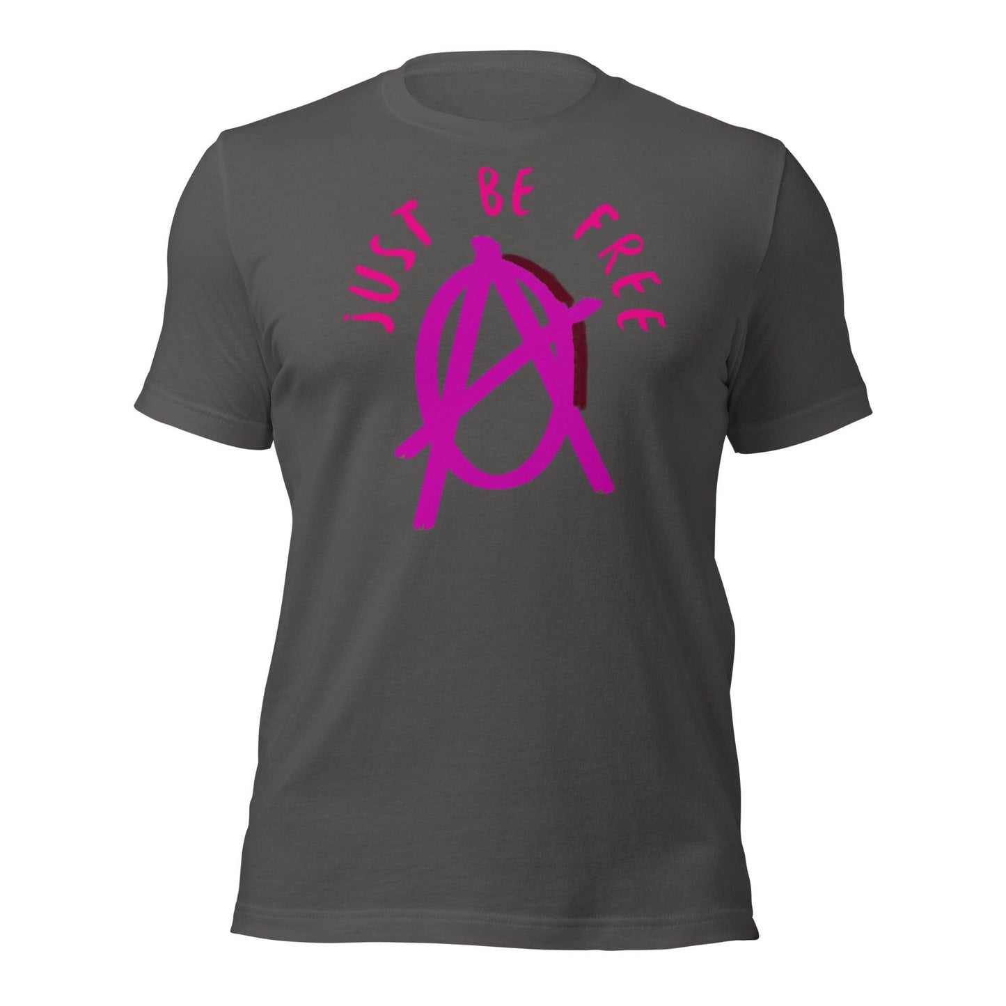 Anarchy Wear "Just Be Free" Pink Unisex t-shirt - AnarchyWear