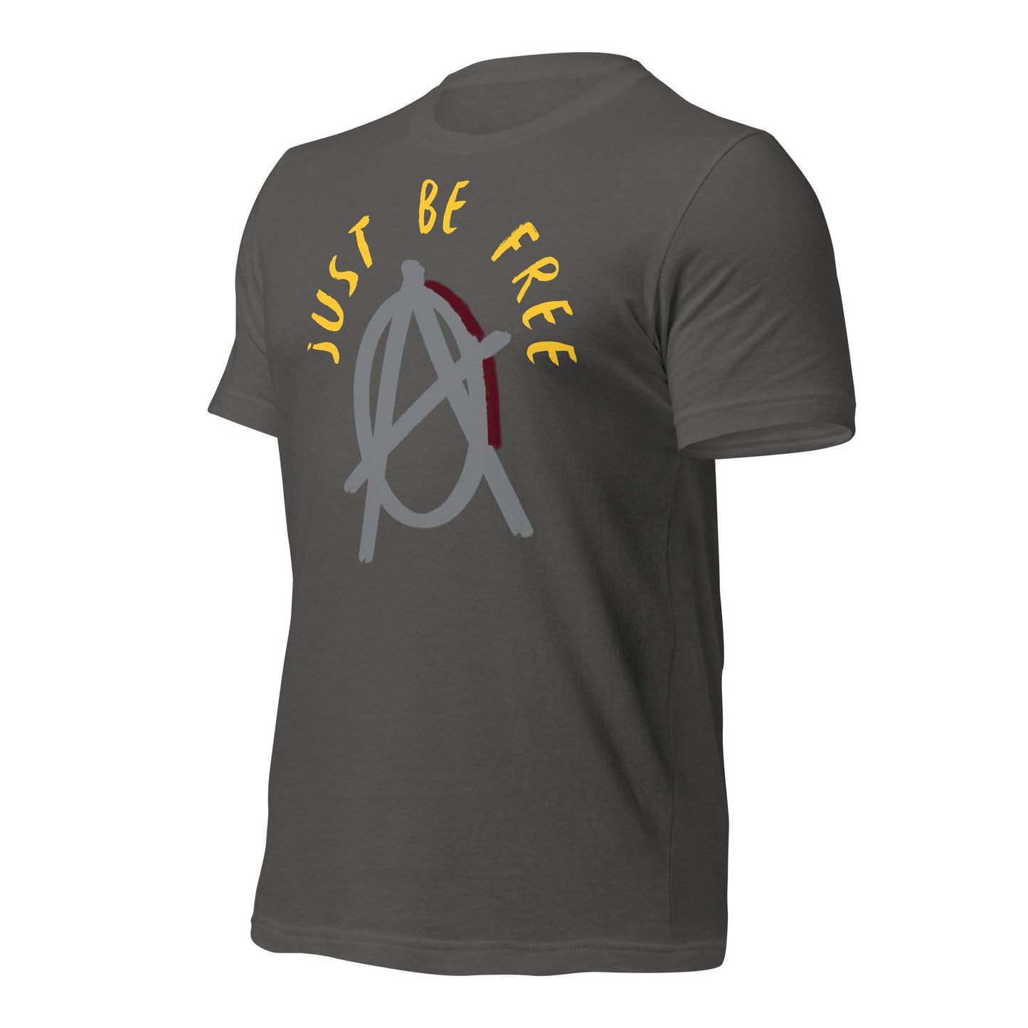Anarchy Wear "Just Be Free" Agora Grey Unisex t-shirt - AnarchyWear