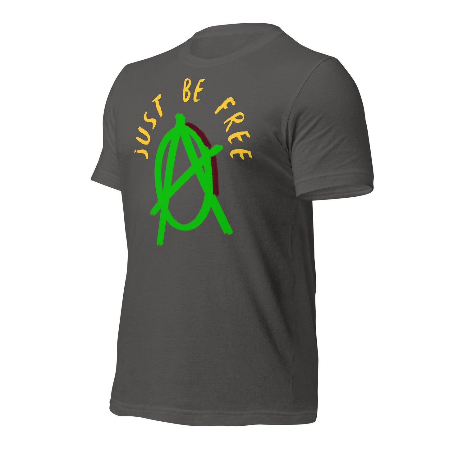 Anarchy Wear "Just Be Free" Green Unisex t-shirt - AnarchyWear